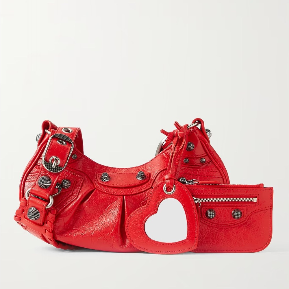 Balenciaga Red genuine Leather Cagole XS